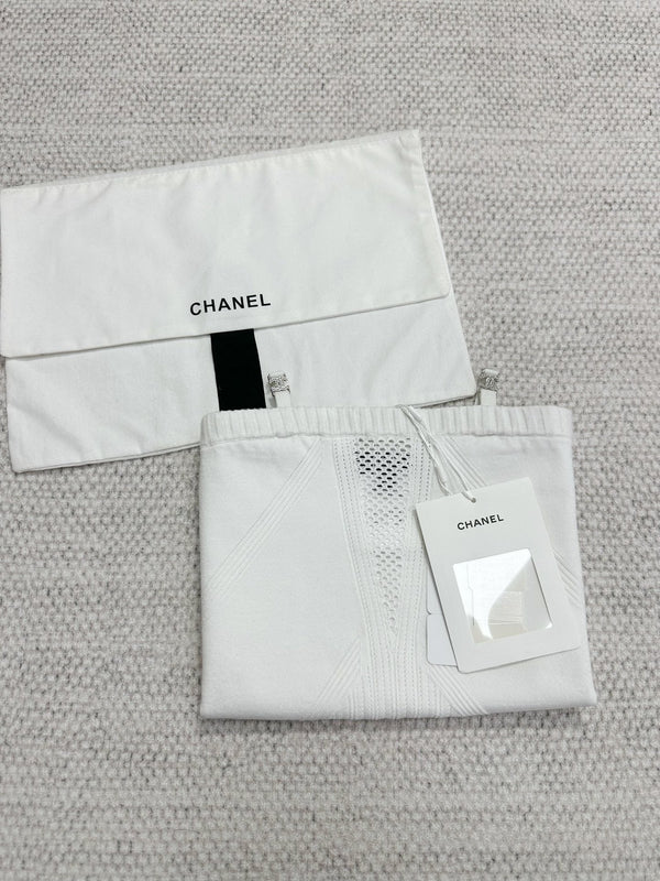 CC Sport Bra White Wool Viscose