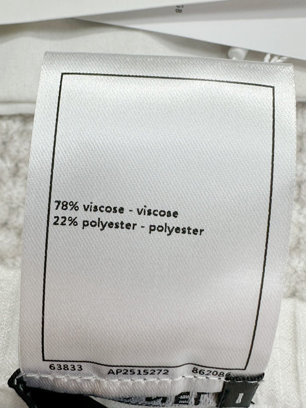 CC Sport Bra White Wool Viscose