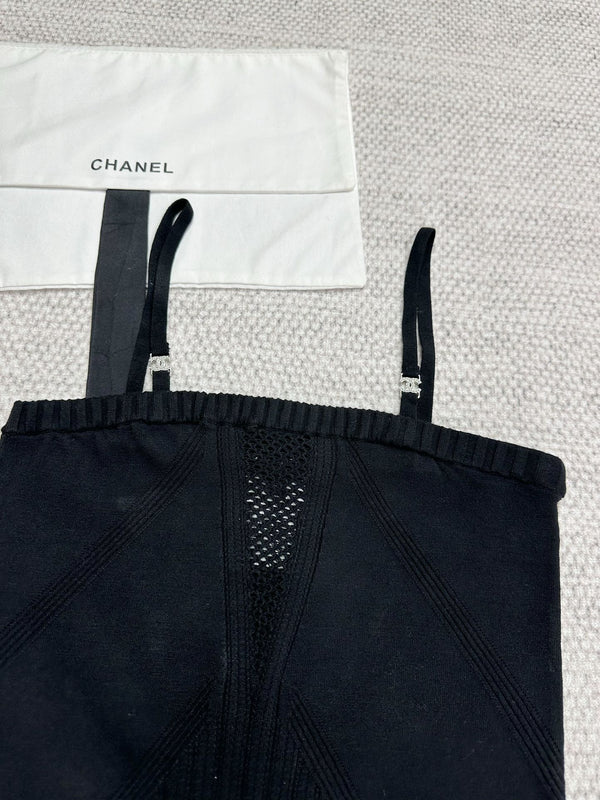 CC Sport Bra Black Wool Viscose