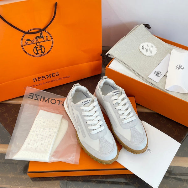 HM Jet Sneaker Beige Grey mix White Suede 212742