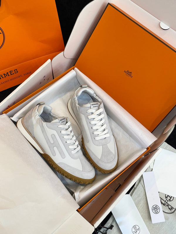 HM Jet Sneaker Beige Grey mix White Suede 212742