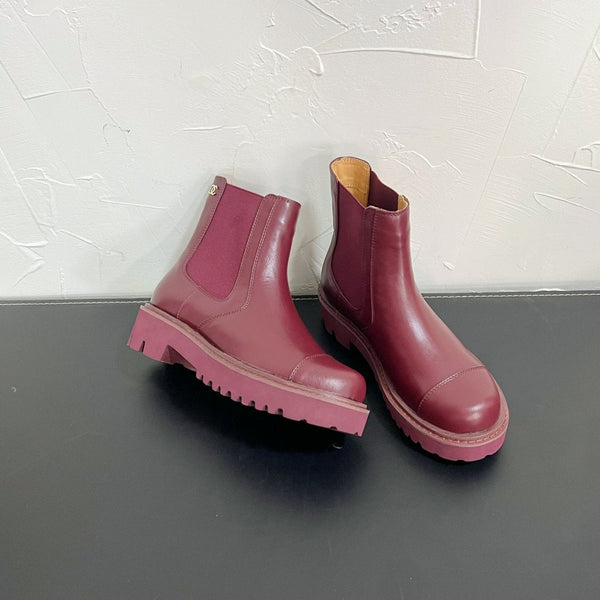 Stivaletti Chelsea CC in pelle di vacchetta bordeaux 949681