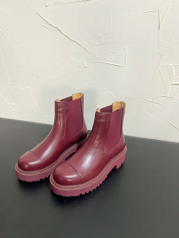Stivaletti Chelsea CC in pelle di vacchetta bordeaux 949681