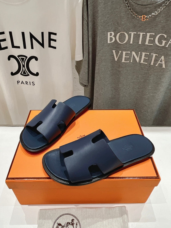 SANDALO IZMIR IN PELLE DI AGNELLO INDACO