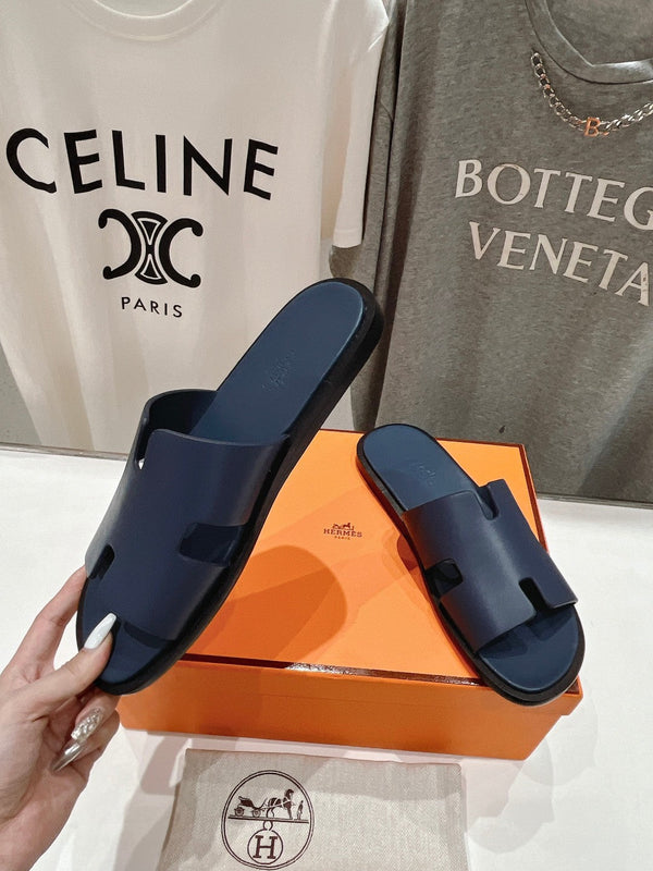 SANDALO IZMIR IN PELLE DI AGNELLO INDACO