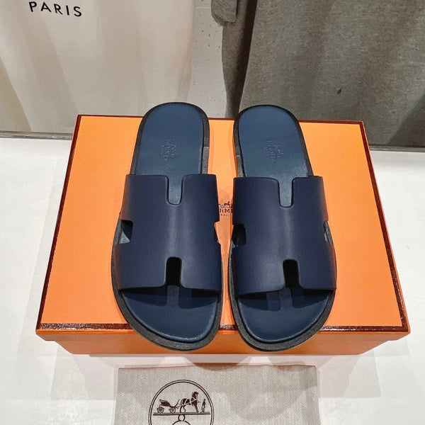 SANDALO IZMIR IN PELLE DI AGNELLO INDACO