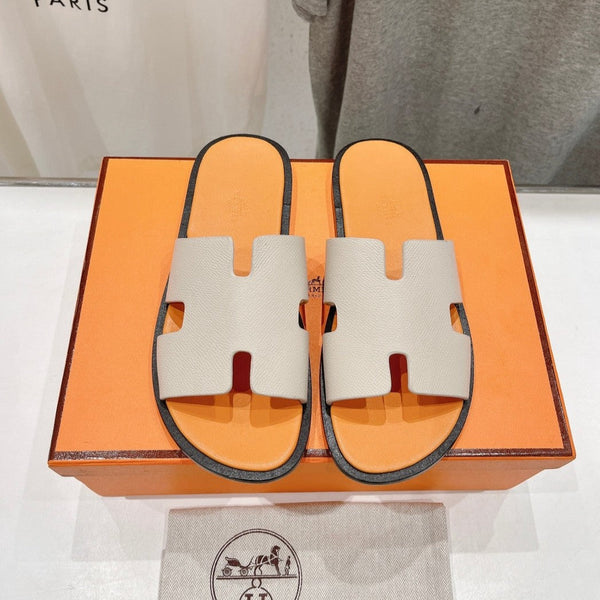 SANDALO IZMIR BIANCO CREMA MIX PELLE DI AGNELLO ARANCIONE CHIARO