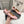 Alaila Biker Ballet Flats In Light Pink Cowhide 911432
