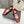Alaila Biker Ballet Flats In Brown Red Cowhide 911440