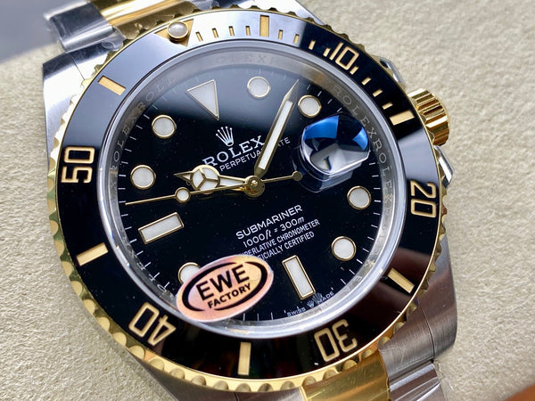 Rolex Submariner 41mm Silver Gold Black