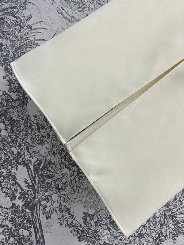 Gonna lunga LV 25 Logo Bianco Poliammide Lana