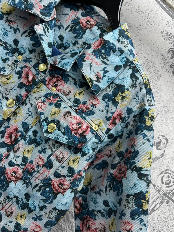 LV 25 Floral Vest Multicolor Polyester