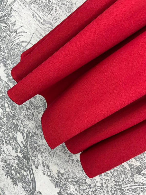 CD 25 Bow Skirt Red Cotton Polyester