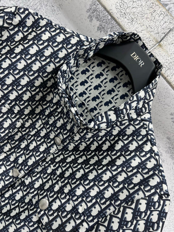 CD 25 Logo Short Shirt Black Polyester