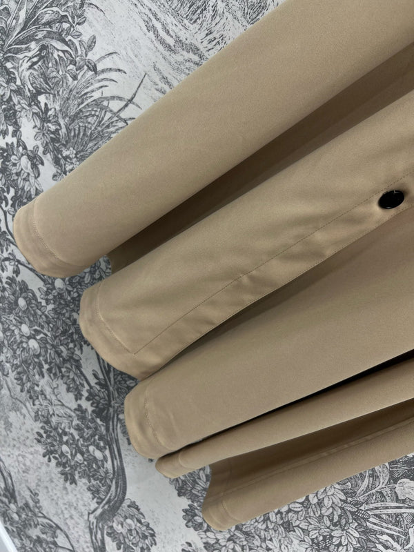 CD 25 Belt Skirt Khaki Polyester