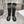 CD D-Major Boot Black Mix White Calfskin And Tweed Fabric