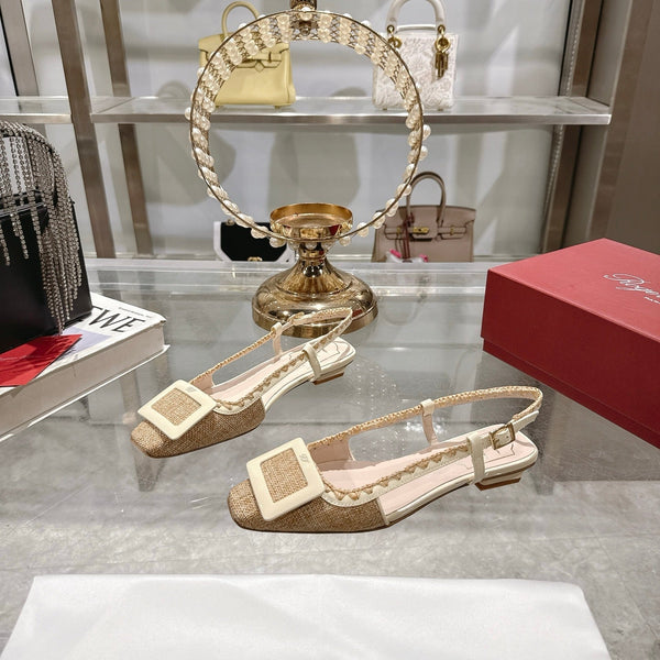 Viv Slingback Brown Italian Leather 300741