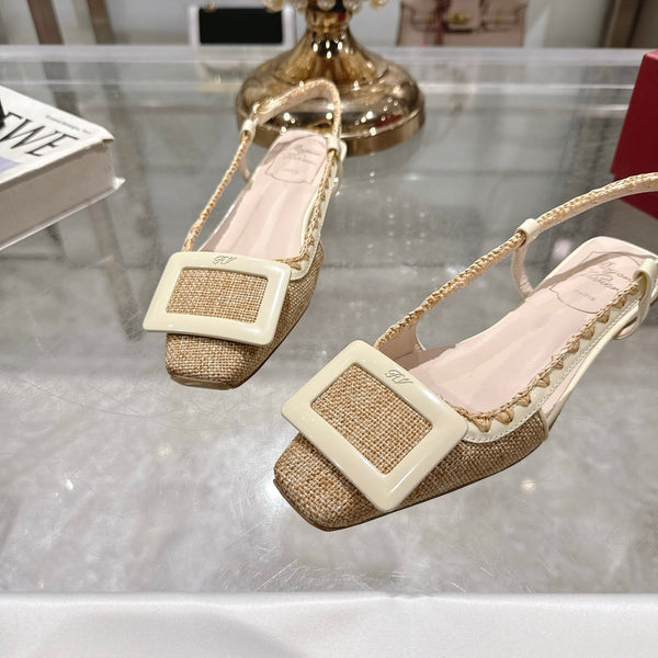 Viv Slingback Brown Italian Leather 300741