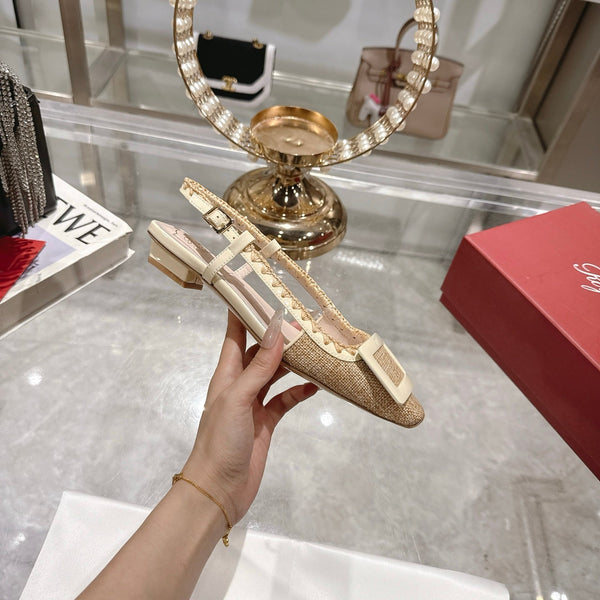 Viv Slingback Brown Italian Leather 300741