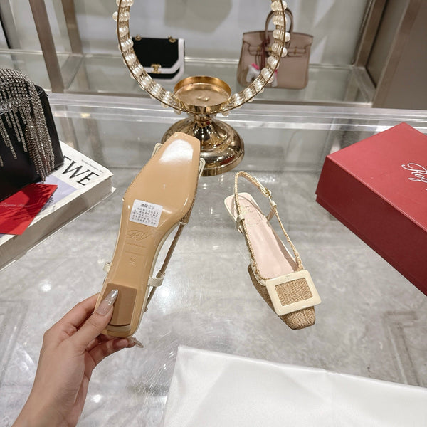 Viv Slingback Brown Italian Leather 300741