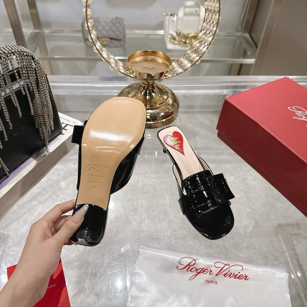 Belle Viv Mules Black Lambskin 334647