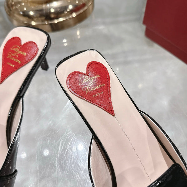 Belle Viv Mules Black Lambskin 334647