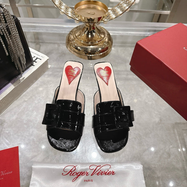 Belle Viv Mules Black Lambskin 334647