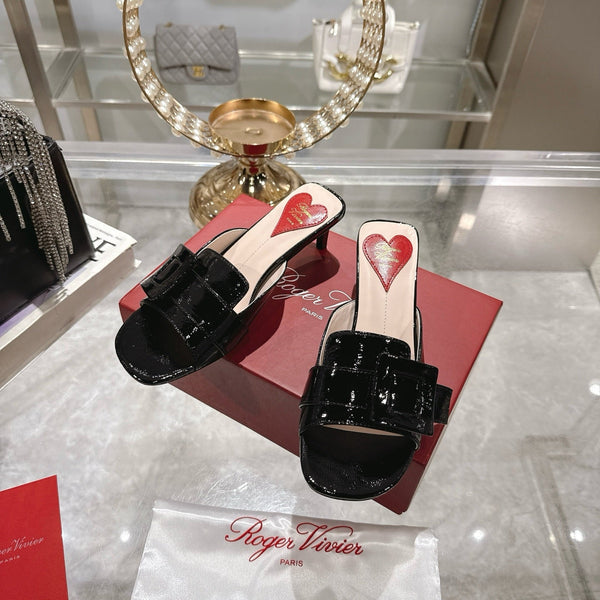 Belle Viv Mules Black Lambskin 334647