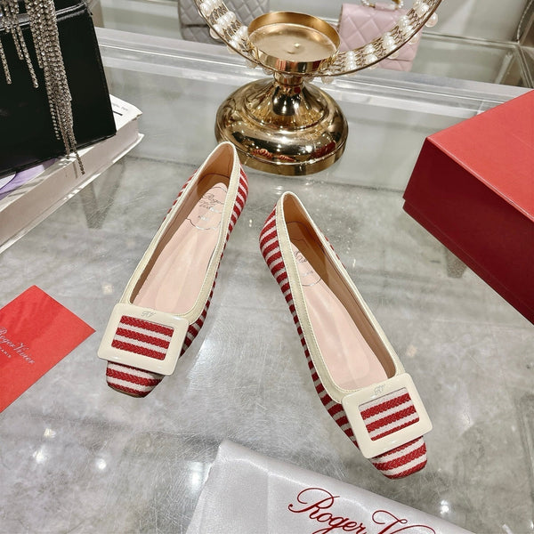 Viv 25 Pumps 2.5cm Red Floral Fabric Leather 355492