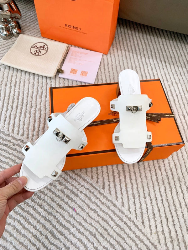 HM Invincible 50 Sandal White Lambskin 963262