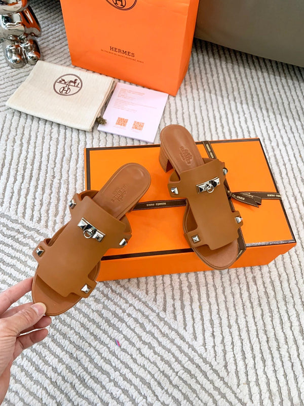 HM Invincible 50 Sandal Brown Lambskin 963263