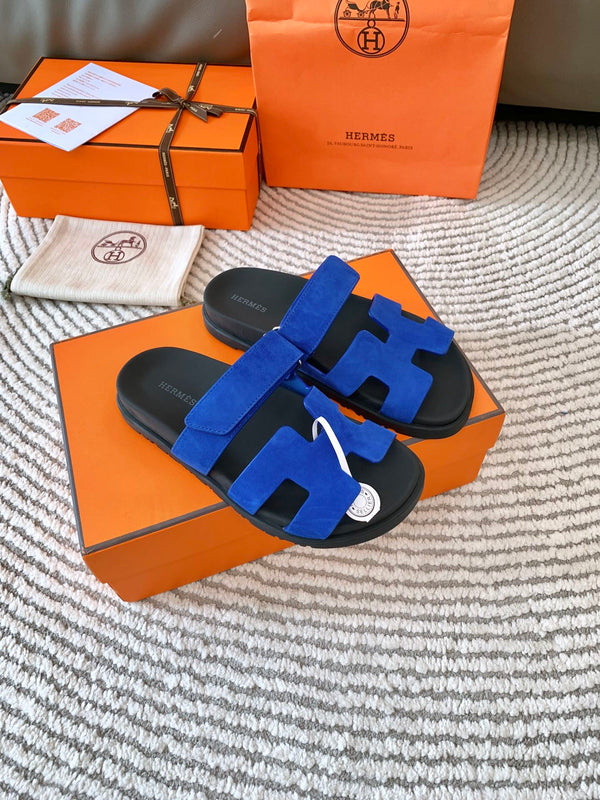 HM Chypre Sandal Blue Suede  963543
