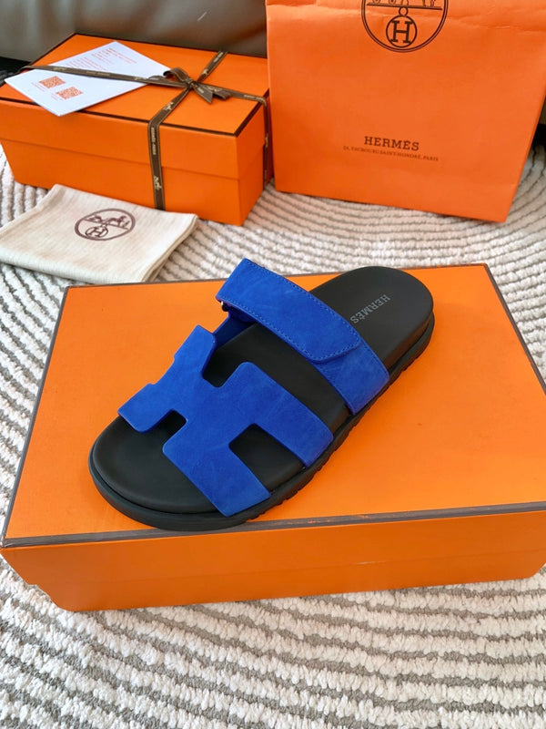 HM Chypre Sandal Blue Suede  963543
