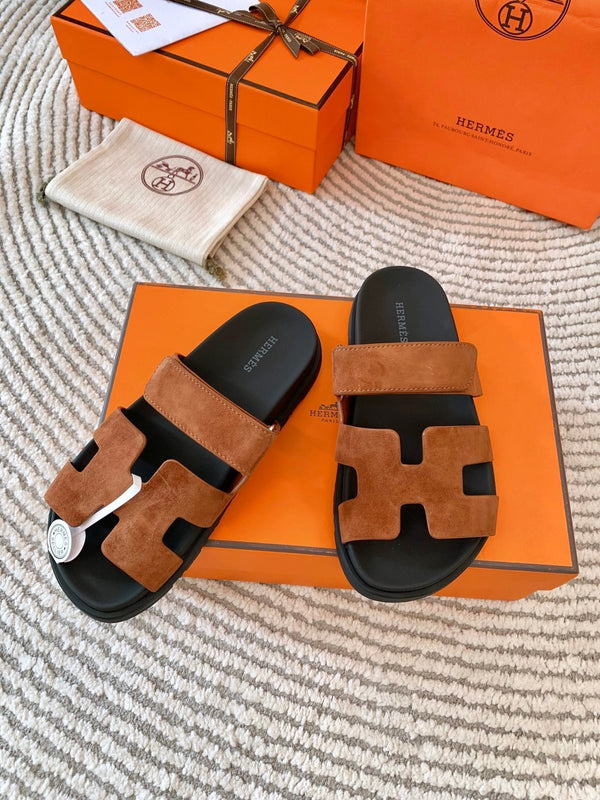 HM Chypre Sandal Brown Suede  963544