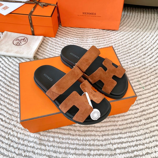 HM Chypre Sandal Brown Suede  963544