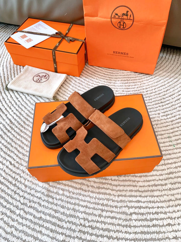 HM Chypre Sandal Brown Suede  963544