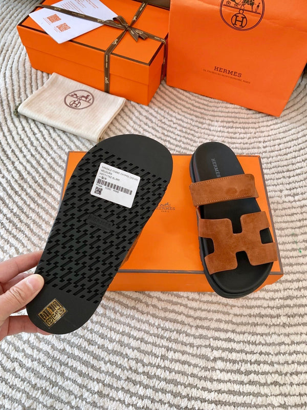 HM Chypre Sandal Brown Suede  963544