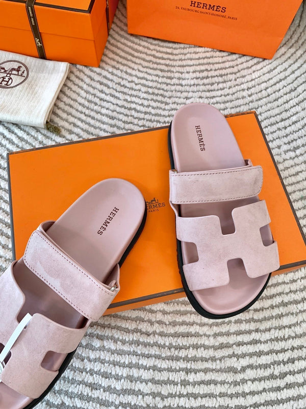 HM Chypre Sandal Light Pink Suede 963546