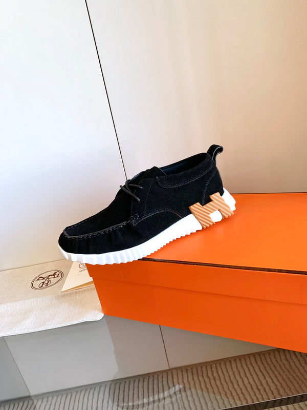 HM Increase Sneaker In Black Suede 993283