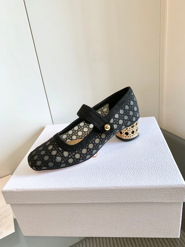 CD Icon Pump 35mm In Black Suede 993226