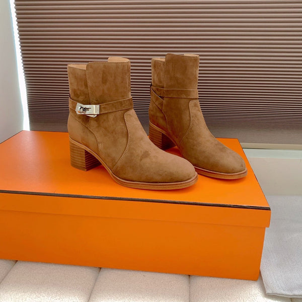 HM Frenchie 50 Ankle Boot Brown Suede 464345