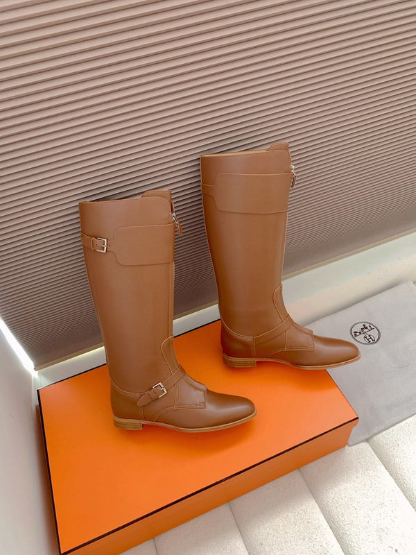 HM Riding Boots Caramel Cowhide 464357