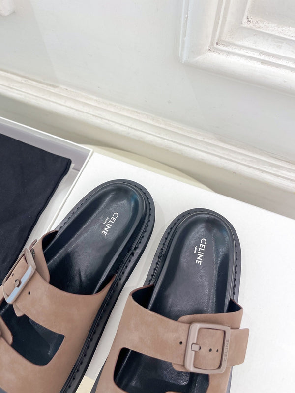 SANDALO DAD IN CAMOSCIO MARRONE MEDIO