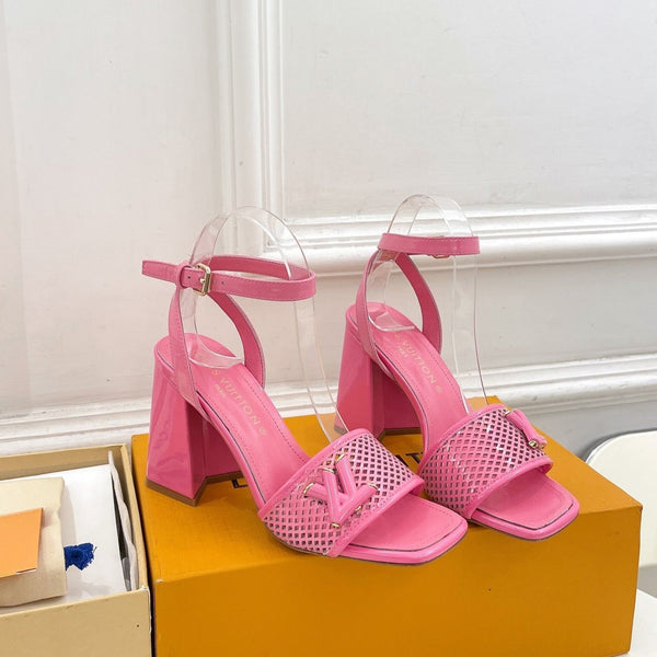 shake platform 90 pink calfskin