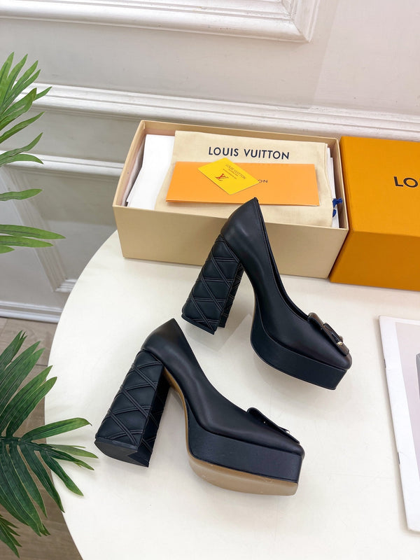 SHAKE MARY JANE HIGH HEEL 12 CM IN BLACK CALFSKIN