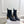CD Icon Heeled Ankle Boot 80mm Black Calfskin