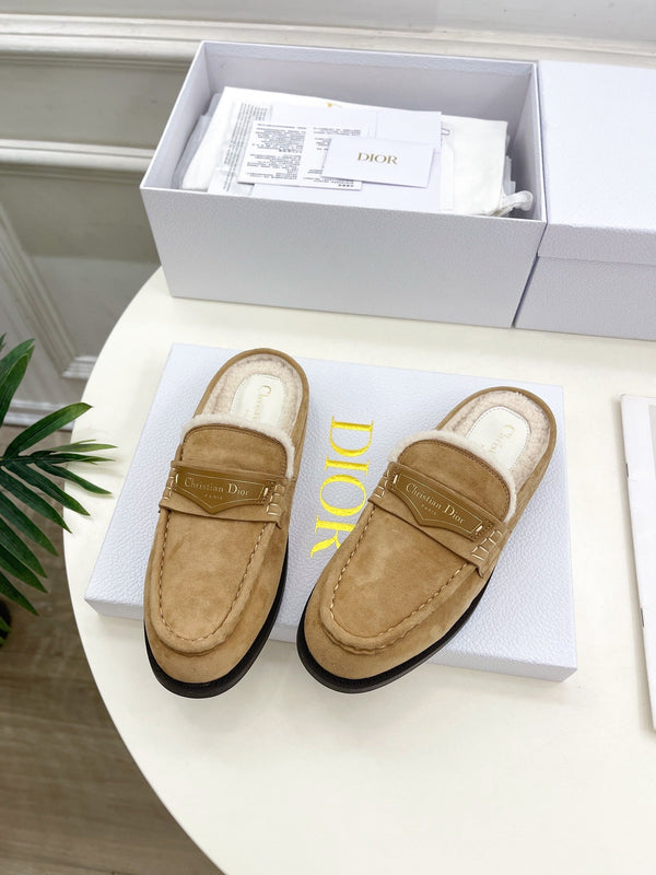 CD Boy Mule Light Brown Suede