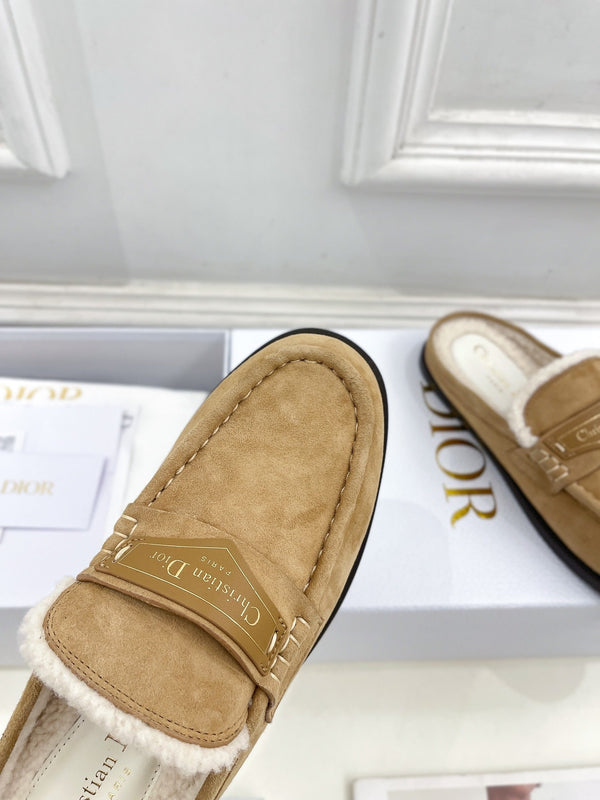 CD Boy Mule Light Brown Suede