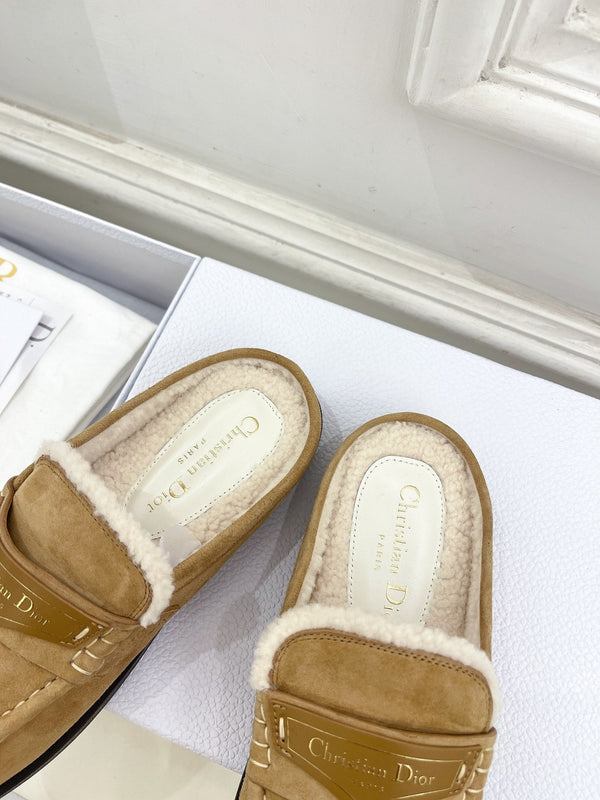 CD Boy Mule Light Brown Suede