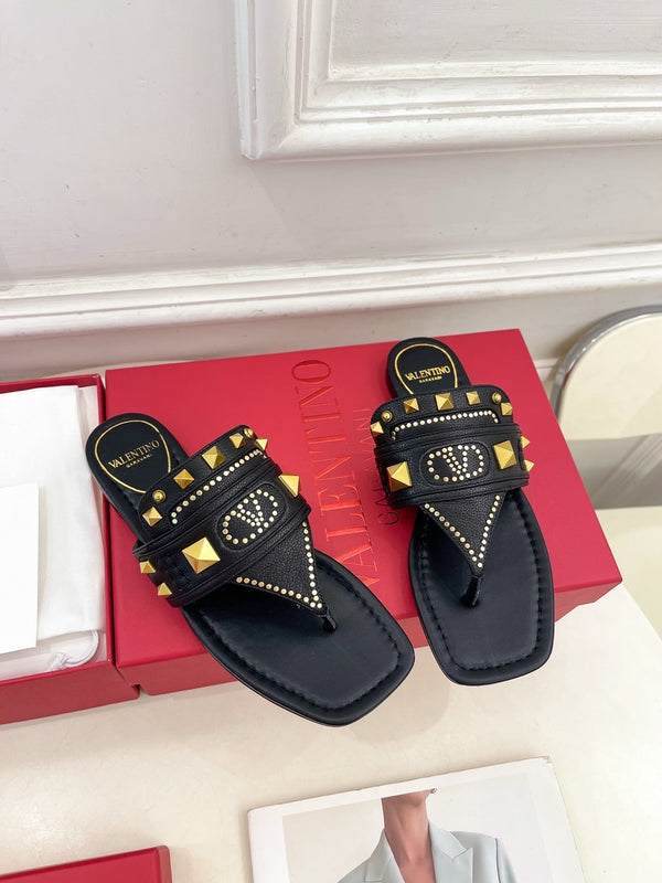 Plaster Caster Buffalo Thong Sandal Black Calfskin And Cowhide 307474Plaster Caster Buffalo Thong Sandal Black Calfskin And Cowhide 307474